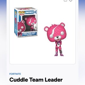 Vaulted 2019 Fortnite Cuddle Team Leader Funko Pop Figurine Out of Box